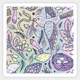 Pastel pattern Sticker